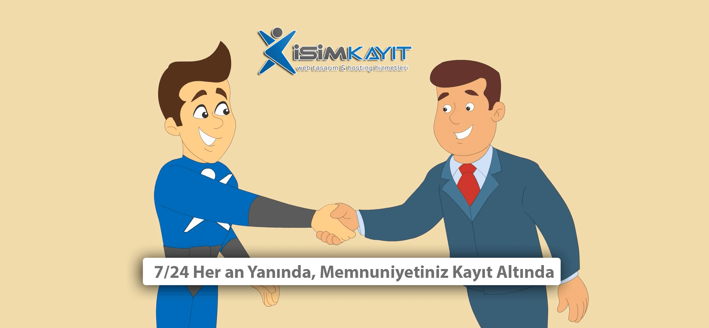 İKMAN karakterinin gülümseyen portresi — İsim Kayıt marka maskotu